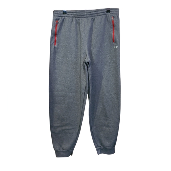 Men's Champion Polyester Jogger Sweatpants Fleece Lined XL - Picture 1 of 7